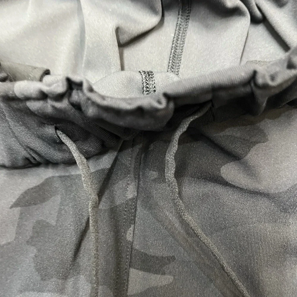 Lululemon Dance Studio Joggers Black Camo Full Length Mid Rise Size 10 Athletic